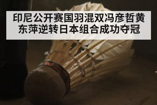 印尼公开赛国羽混双冯彦哲黄东萍逆转日本组合成功夺冠